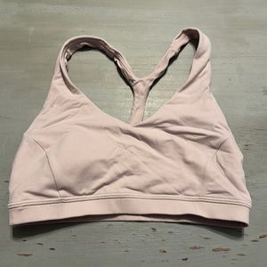 Lululemon “Arise” Light pink nulu y-back bra